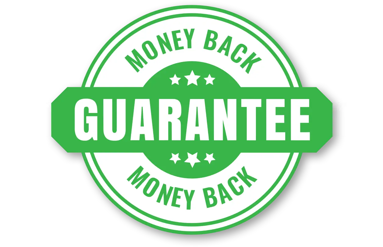 Claritox Pro 60-day money back guarantee seal